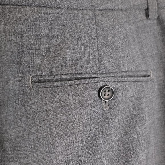 Express Design Studio Womens Gray Editor Career Dress Wide Leg Pants 6 - Picture 4 of 12